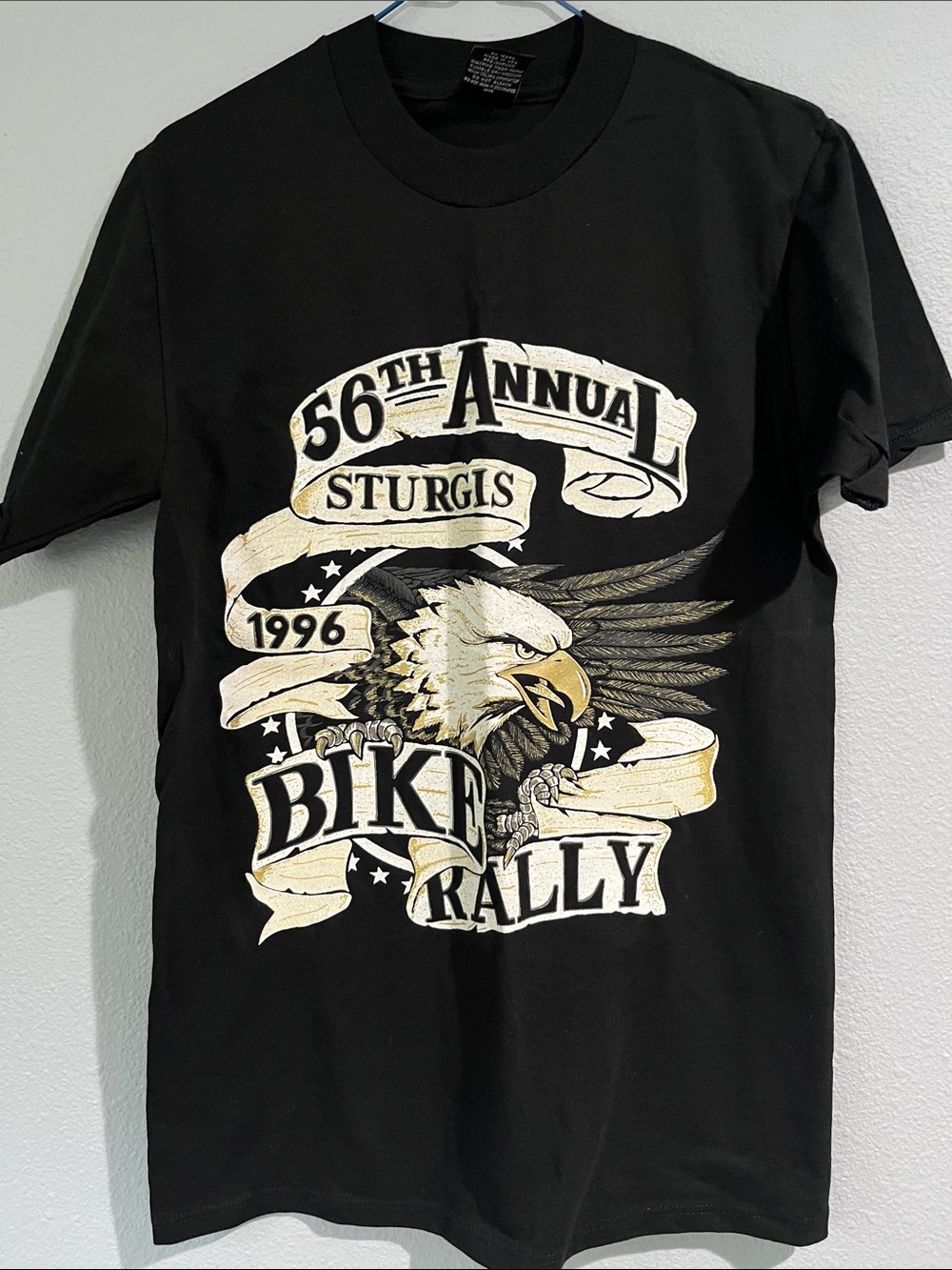 Sturgis 56th Annual 1996 Black Bike Rally T-Shirt